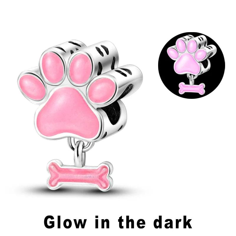 Copper Charm Chameleon Glowworm Light Bulb Firefly Star Moon Pendant Fit Original Bracelet Diy For Jewelry Making