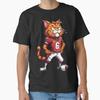 Proud Garf In A Soccer Player Outfit Classic Tshirt Made In Usaus Size S2xl