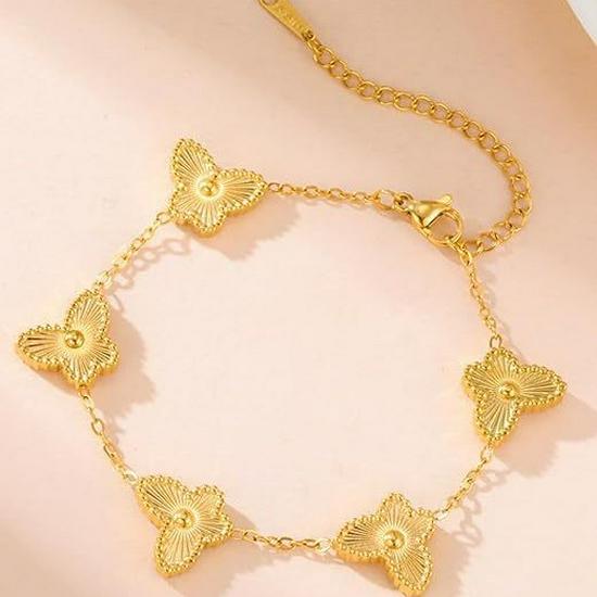 2024 Adjustable Butterfly Charm Bracelet for Women
