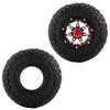 RCMAZO 4PCS 2.2" Crawler Tires with Foam Inserts, 2.2" Mud Terrain Super Grip Soft Sticky Crawler Tires for Axial SCX10 III TRX6 Redcat Gen 8 110 RC