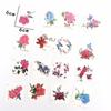 Women Cute DIY Makeup Fake Sticker Temporary Tattoos Butterfly Rose Flower Fake Tattoos