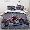 Comforter New Motorcycle Bedding Set Single Twin Full Queen King Size Motorcycle Bed Set Aldult Kid Bedroom Duvet Sets 3D Anime 038