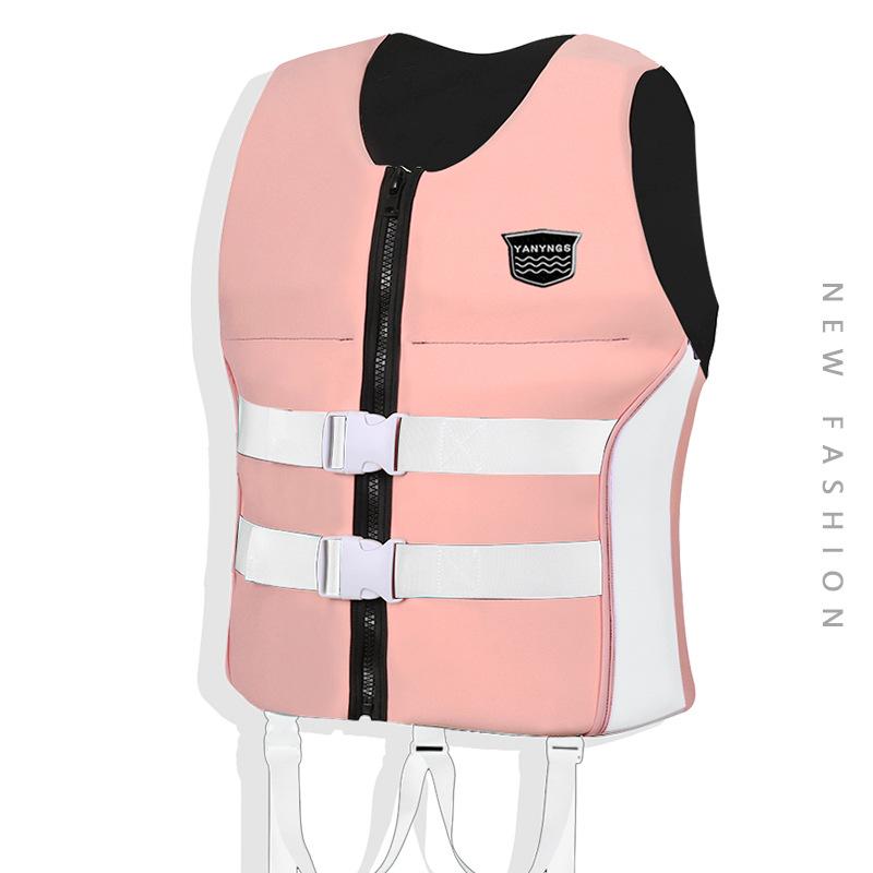 

Жіночий рятувальний жилет: Висока плавучість для плавання, снорклінгу та риболовлі XXL (140-160 cm) рожевий