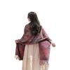 Yunnan Lijiang Tourism New Shawl Ethnic Style Scarf Women's Retro Cloak Photo Thickened Imitation Cashmere Scarf