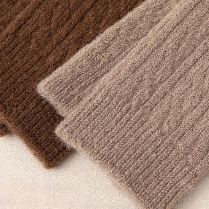 Autumn and Winter Meilad Thickened Warm Socks Women Mid-tube Socks Home Sleep Cashmere Mid-calf Socks