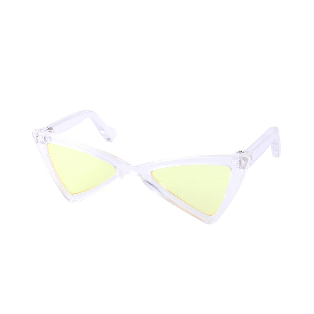 Vintage Triangular Pet Cat Sunglasses Pet Products for Small Dogs Kitten Puppy Cat Accessories Reflection Eyewear Glasses