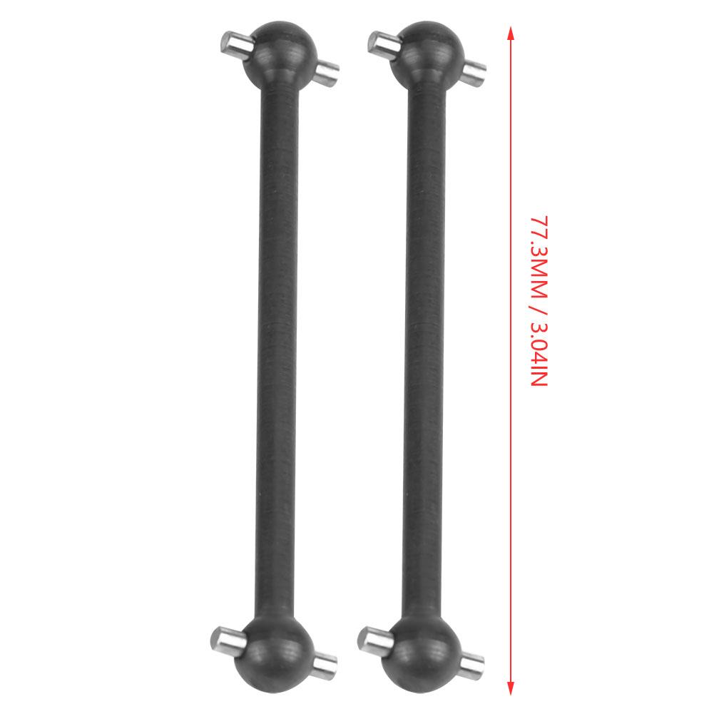 Remote Control Vehicle Accessory Dog Bone Drive Shaft for HIMOTO 1 10 Scale RC Car (Black)