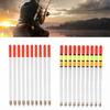 10 Pcs Plastic Fishing Floats Transparent Fishing Bobber Stick Fishing Bobber  Stream Fishing