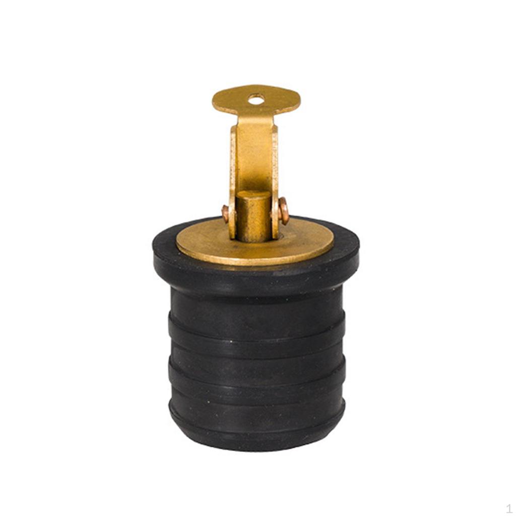 Brass Drain Plug Boat Sturdy Accessories Easy To Install Direct Replaces Rubber