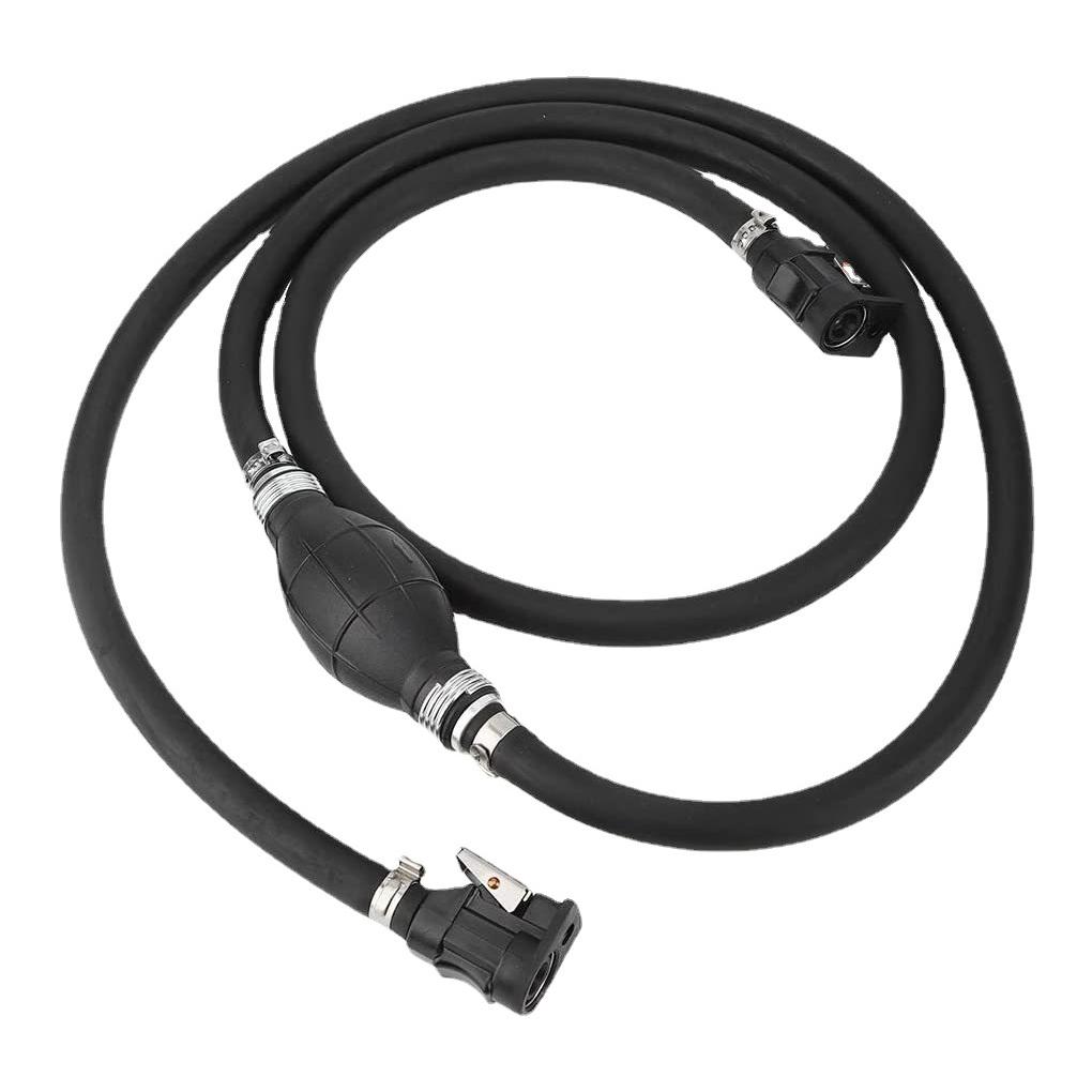 

Резиновый комплект для ремонта топливного бака подвесного мотора, совместимый с различными моделями двигателей, надежный и доступный шланг для лодки чёрный