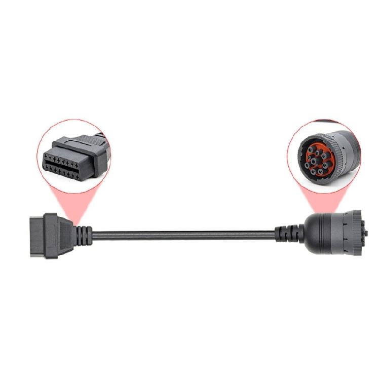 J1939 OBD2 Diagnostic Connector Cable for Truck Maintenance Simplifying Installation Process Reliable Performances
