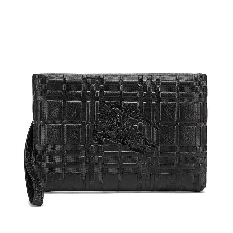 

Мужская модная тонкая сумка-клатч из натуральной кожи, дизайнерская сумка-органайзер с цепочкой, 10 дюймов, чехол для планшета