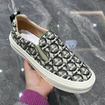 Neue Schuhe für Herren Lässige Canvas-Schuhe Trenddruck Flache Freizeitschuhe Jugendlich Cool Slipper