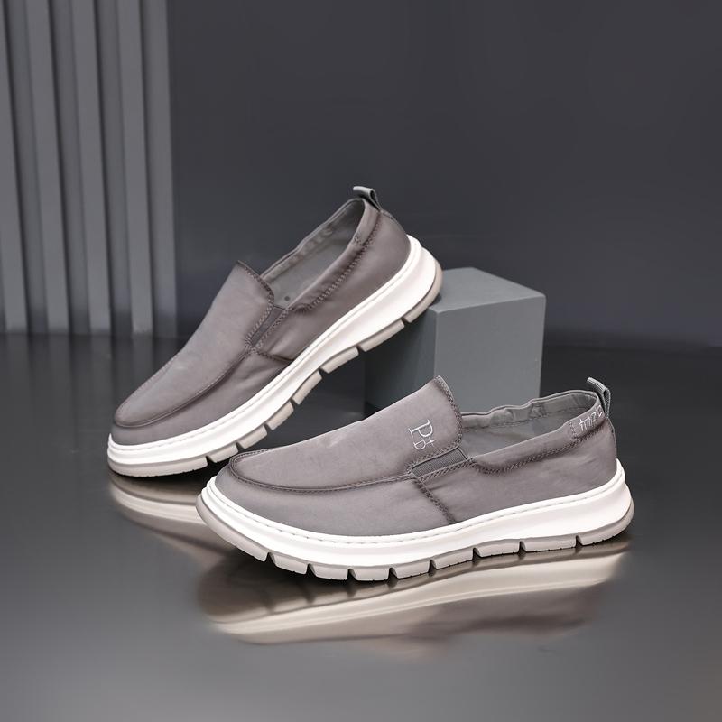 

Golden Sapling Новые Стильные Ретро Тканевые Лоферы для Мужчин 2025 Мода Легкие Повседневные Кроссовки для Прогулок на Открытом Воздухе Повседневная Обувь Мужская 44 серый