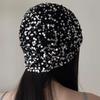 Ins Style Sequined Hollow Pullover Hats Women Summer And Autumn Travel Photo Atmosphere Versatile Casual Y2K Beanies