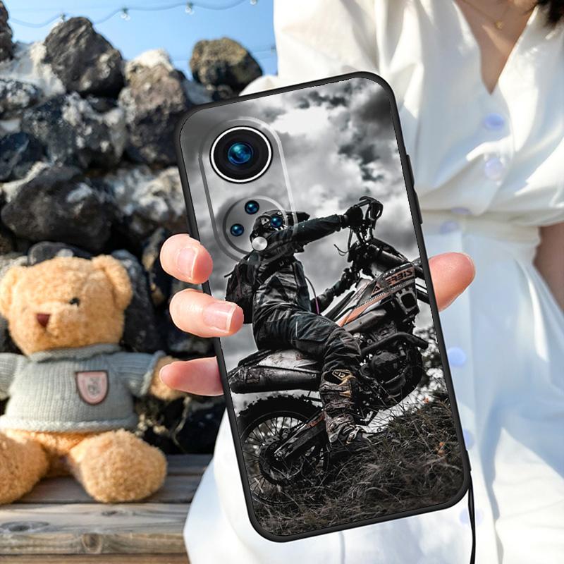 Moto Cross Motorcycle Sports Phone Case For Honor 90 Lite 50 70 Magic 5 6 Pro X6 X7 X8 X9 X6a X7a X8a X9a X9b X8b Cover