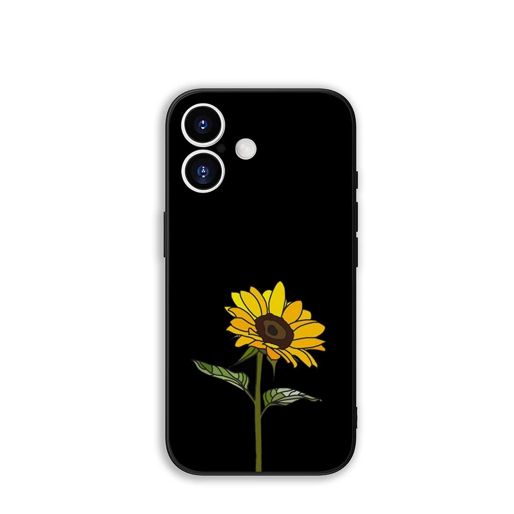For Samsung Galaxy A55 A54 A25 A36 A17 A26 A35 A33 A34 A14 A37 S8 S9 S20 S21 FE S10 Plus Phone Case Sunflower Flower Yellow