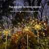 Solar LED Firework Star Lights for Garden and Courtyard Decoration