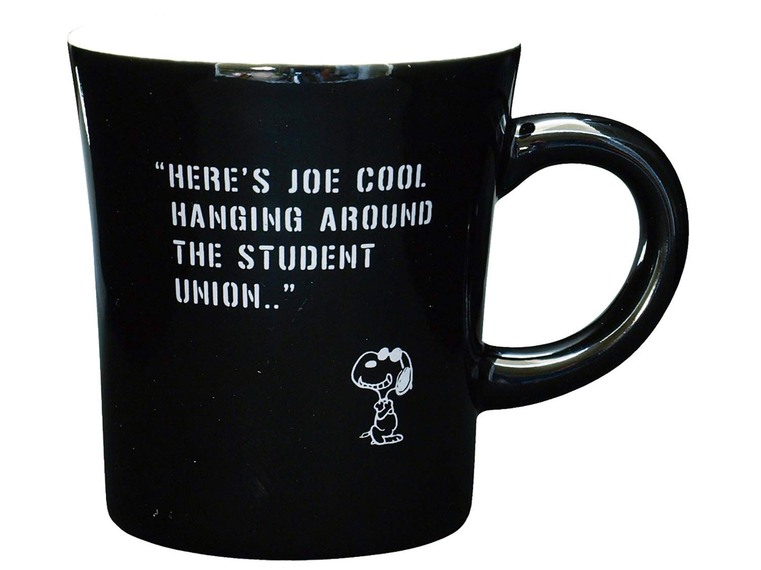 

PEANUTS Snoopy Joe Cool Color Porcelain 604161 Mug, 8.5cm, Black, чёрный