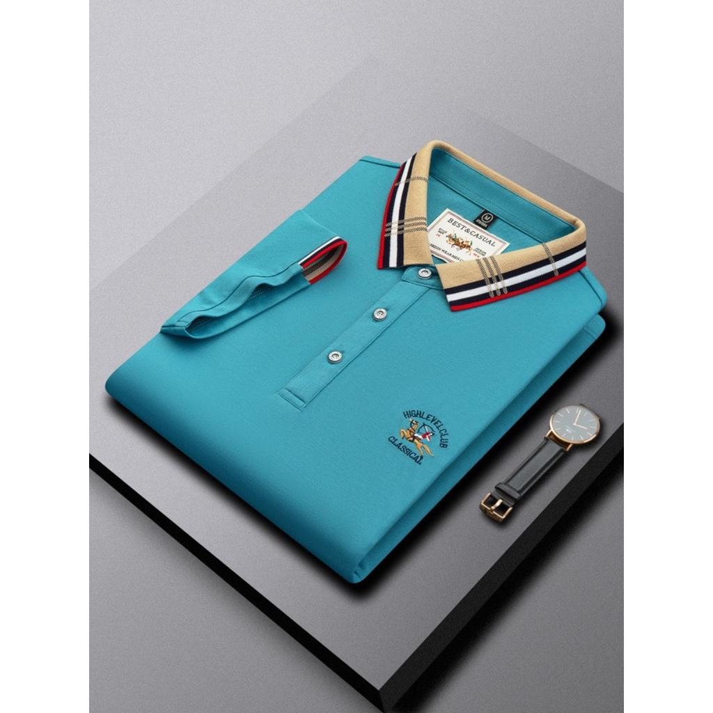 STORN Summer Men's Polo Shirts High Quality Solid Color Short Sleeve Turn Down Collar Embroidery Casual Male Tees