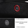 High Performances Carbon Fiber Car Trunk Button Cover Automotive Interior Sticker Trunk Button Rings Suitable for Auto