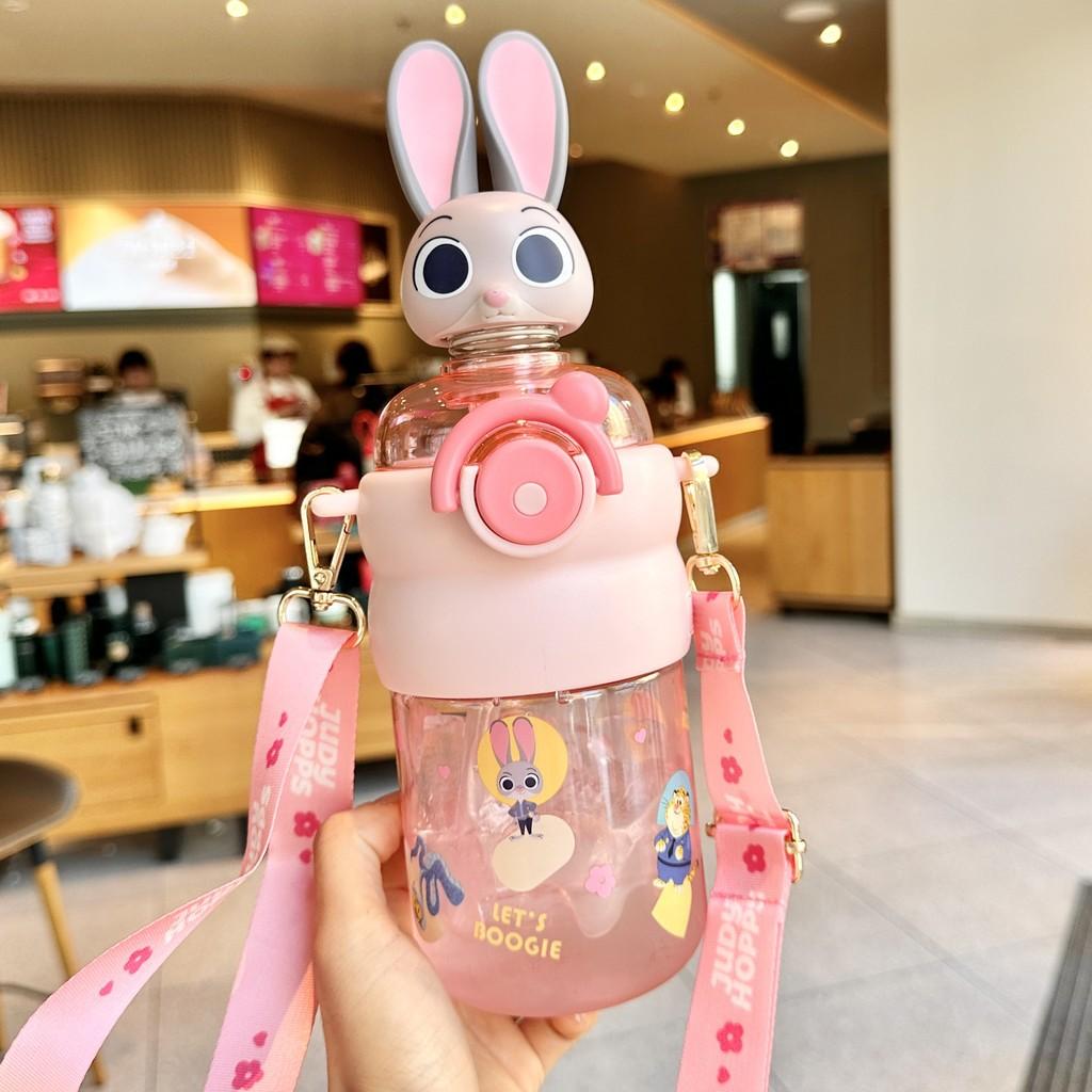 Zootopia Nick And Judy Plastic Space Cup With Locking Lid For Kids And Teens