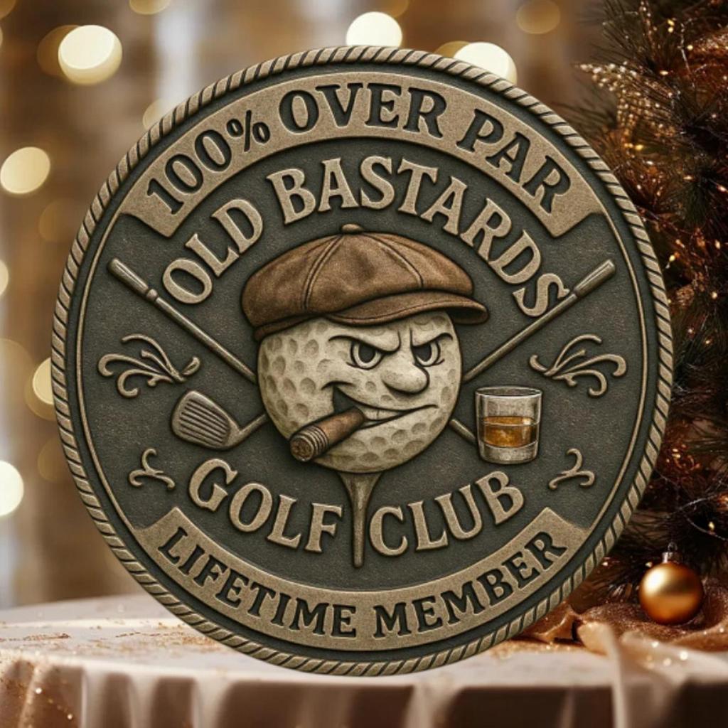 Collectible Coin Golf Collectibles Souvenir Double-Sided Challenge Coin For Women Men Family Enthusiast Investor Hobbyist Home