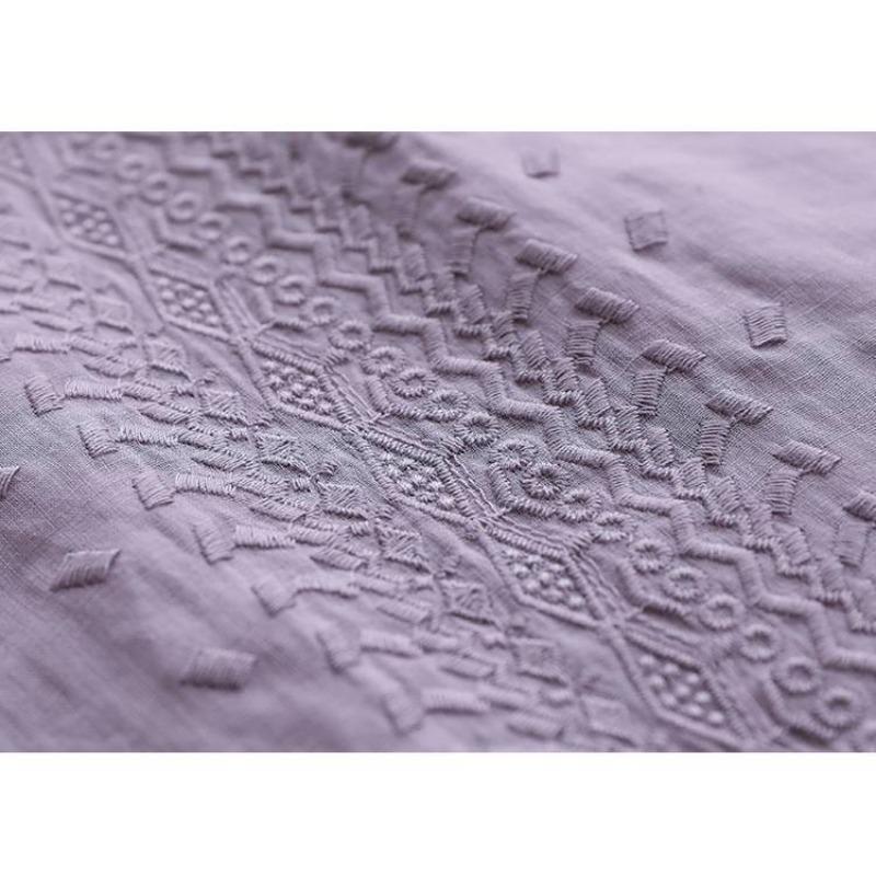 Sommer Kunst Retro Stickerei Kurzarm frauen Lose Top T-Shirts frauen