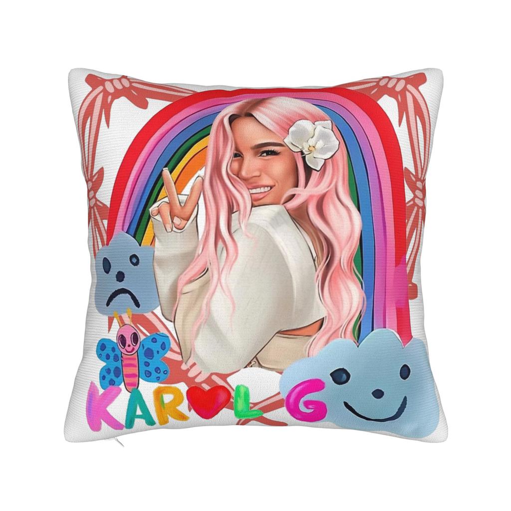 Manana Sera Bonito Sirenit Karol G Pillowcase Soft Fabric Cushion Cover Decorative Throw Pillow Case Cover Sofa 45X45