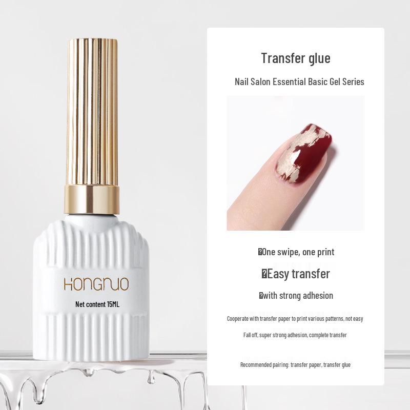 

Гель для переноса дизайна на ногти: Высоковязкий, долговечный лак салонного качества с функцией быстрой передачи