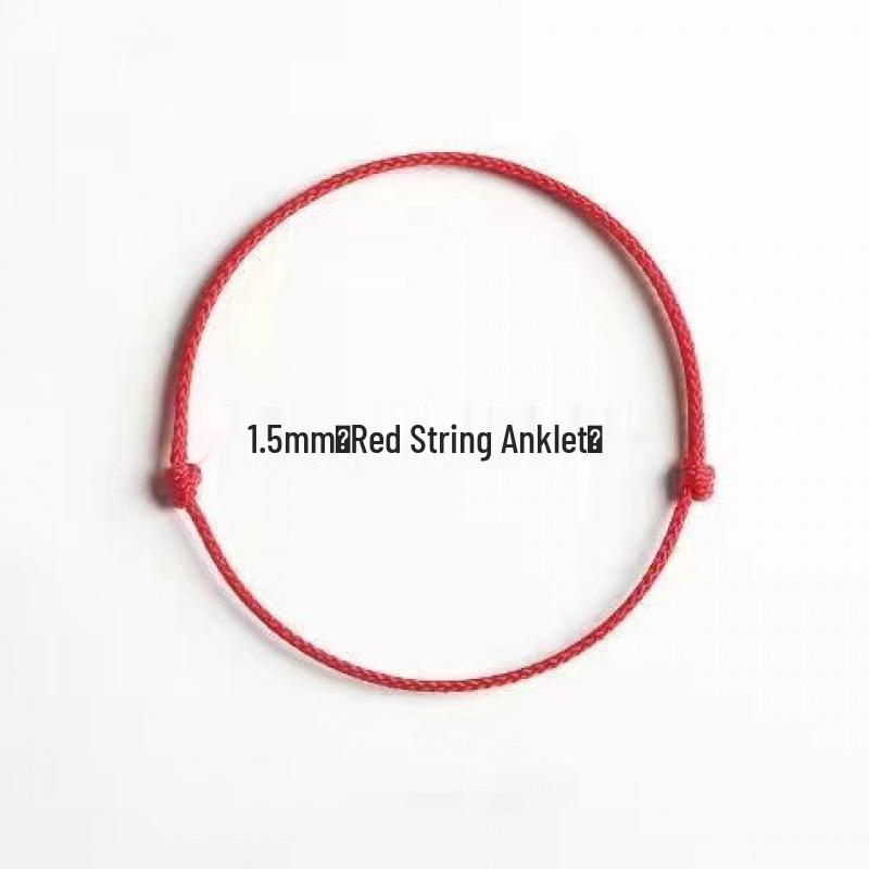 Red String Benmingnian Hand Rope: Men's Bracelet, Women's Anklet, Couple's Anklet