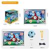 Indoor Soccer Target Game Magic Tape Football Throwing Practice Set for Kids Interactive Toy
