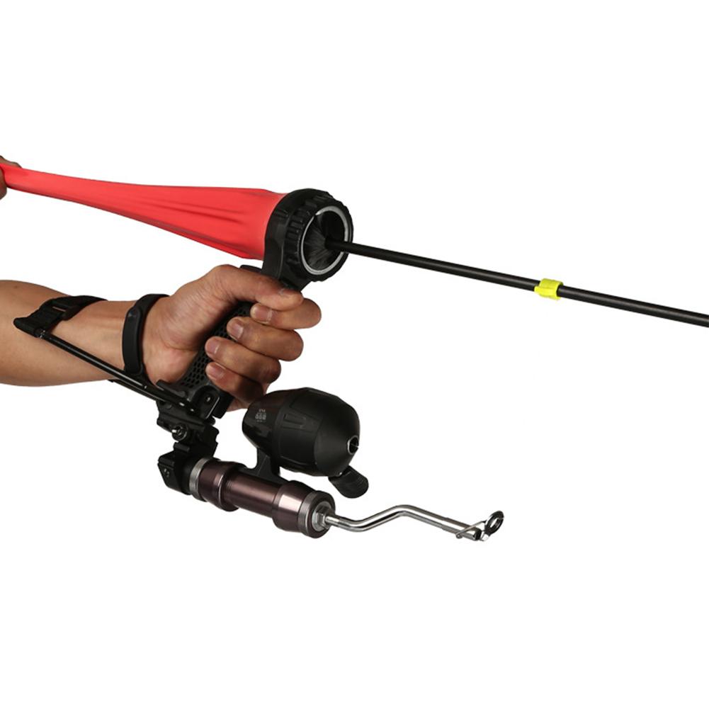 Outdoor Angeln Schießen Schleuder Bogen Pfeilauflage Aluminiumlegierung Fischschießvorrichtung