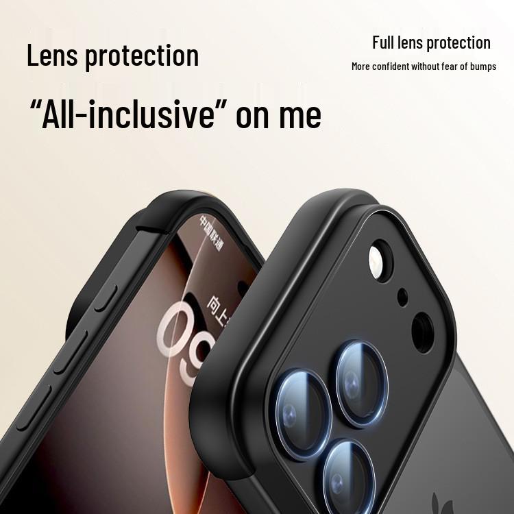 Truly Borderless iPhone 17 Pro Case: Half-Wrapped, Lens Protection, Drop-Proof
