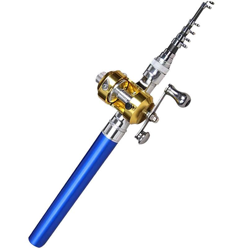 Ultrakurze Taschenruten Steelhead-Angelruten Kleine Mikro-Mini-Angelruten 1m 1,4m 1,6m Trommelrolle Eisangeln