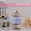 Music Box Birthday Gift, Colorful LED Light Merry-Go-Round, Christmas Gift for Girls, Women, and Girlfriends