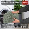 Luxus-Chenille-Toilettenteppiche U-Form 50x50cm Weich Saugfähig Rutschfest Konturiert Badezimmerteppiche Waschmaschinenfest Konturierte Badematten