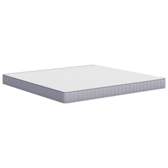 VidaXL Medium-Soft Foam Mattress, Springless Mattress with Zipper, Double Mattress for Bedroom 373027