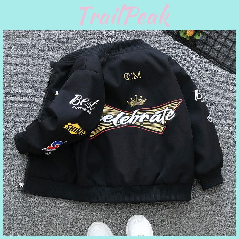 Spring Jackets Childrens Autumn Boys Spring Baseball Uniforms Handsome Jackets Korean Casual
