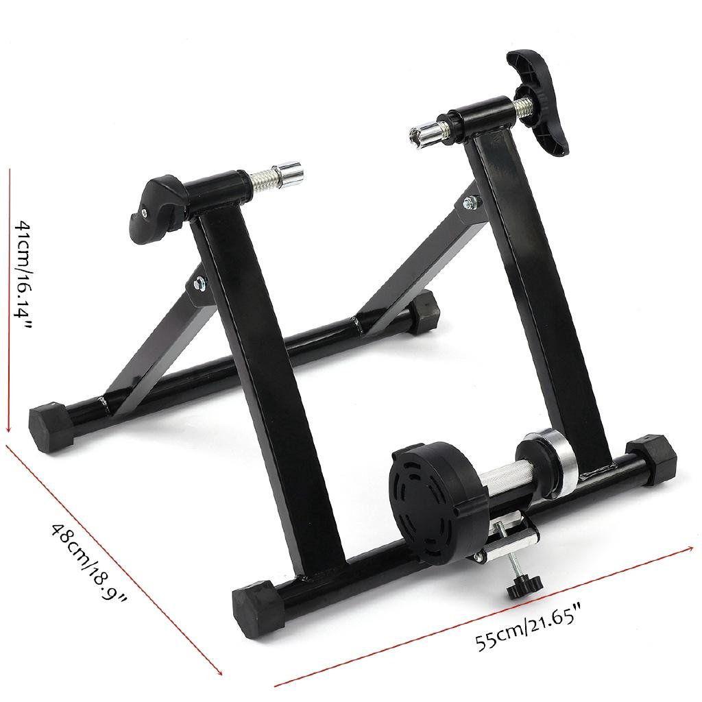 Wireless Indoor Bicycle Bike Trainer Home Exercise Fitness Stand Bicycle Parts Road MTB Training Accessories Black 24-29