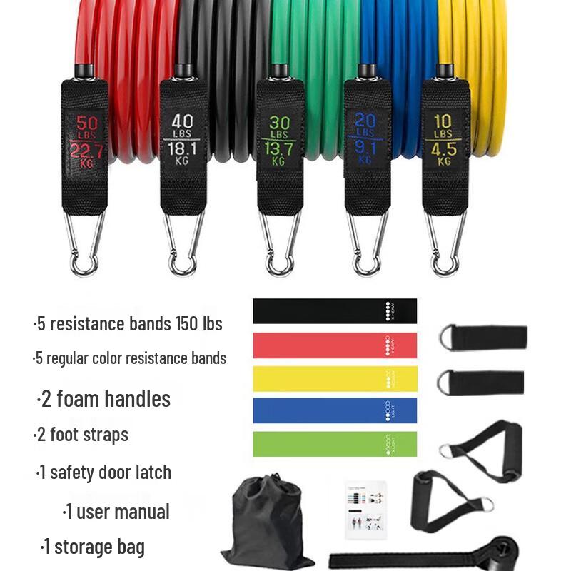 Longchan 11-Piece Resistance Band Training Set