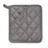 Manique de cuisine - Gris - 21x18 cm - 37% polyester - Lavable
