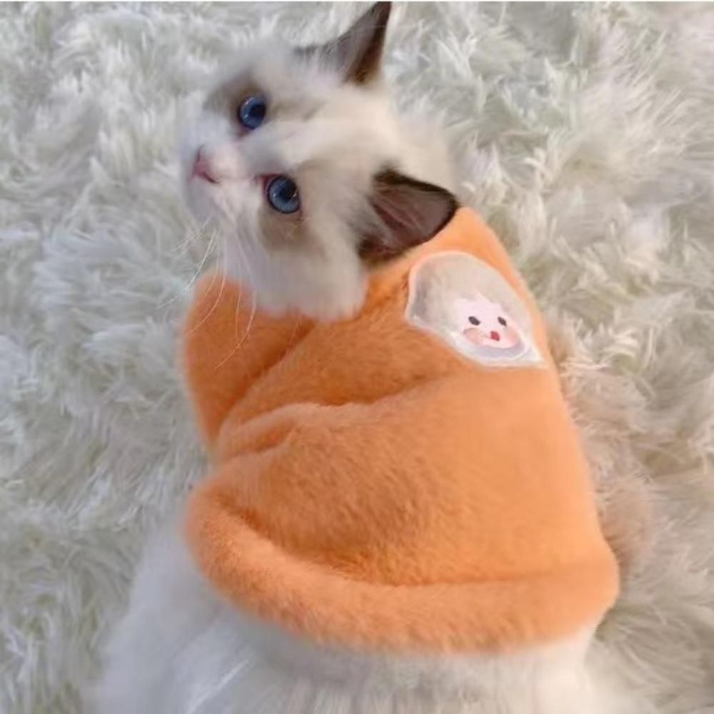 Králík Plyšový Zimní Teplý Pes Kočka Fleecový Svetr Teplé Oblečení pro Domácí Mazlíčky Svetr Štěně Vesta Outfit