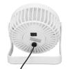 USB Fan 360 Degree Regulable Quiet Operation Portable 5V 2.5W 13x13x10cm Plastic Table Fan for