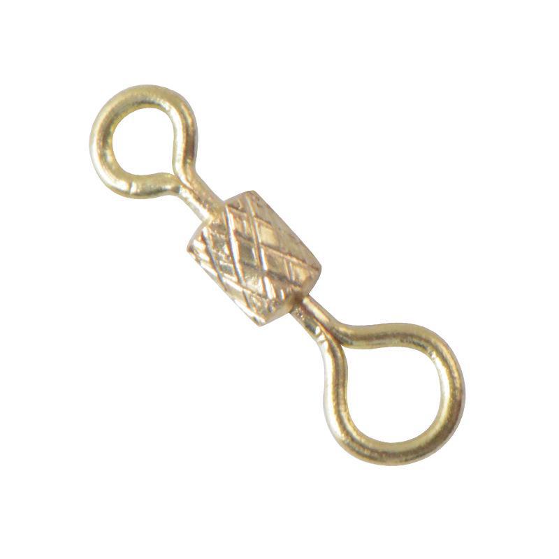 Vergoldeter Mutter-Kind-Drehverbinder in Achterform, Adapter aus Edelstahl, amerikanischer Stil.