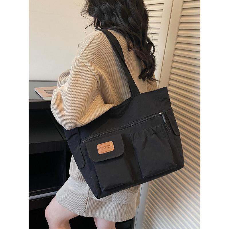 2026New Style Cloth Tote Bag for Women, Large-capacity Commuter Bag, Versatile Casual Shoulder Handbag for College Students