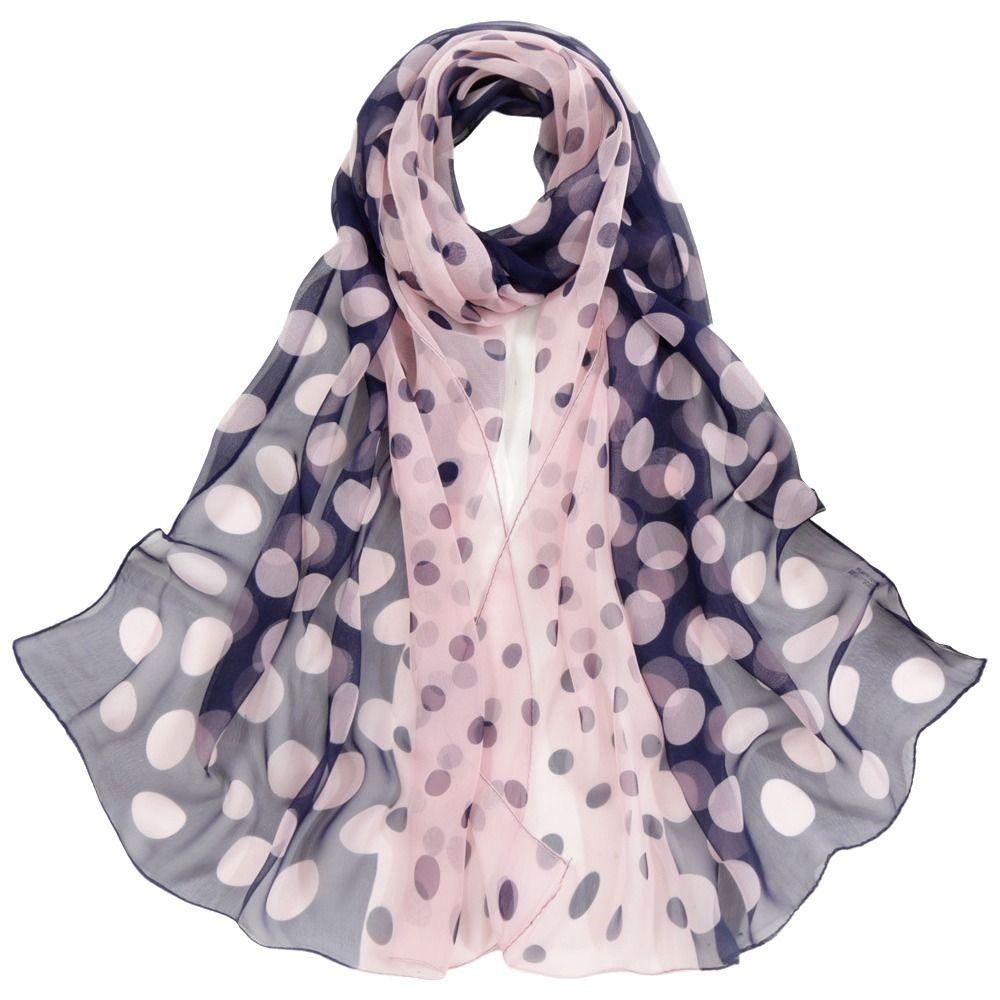 Sunscreen Shawls Wraps Scarves for Women Summer Head Wraps Polka Dot Scarf Air Conditioner Shawl
