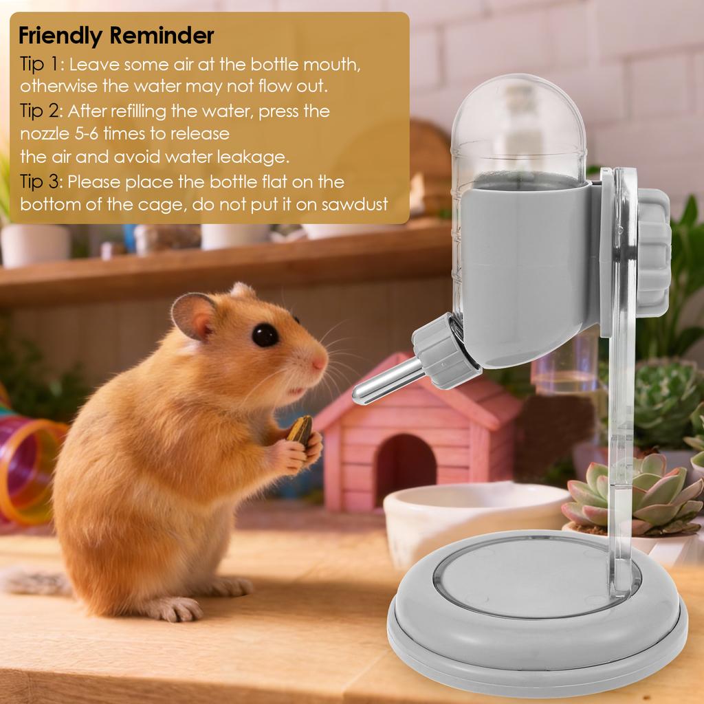 Hamster Drinking Bottle Rabbit Guinea Pig Squirrel Cage Water Bottle Dispenser Small Pet Animals Feeder Supplies