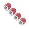 28GC Tire Valves Stem Covers with Rhinestones General Fit Anti Rusts Tire Valves Caps 4pcs for Car Motorcycle & Bike Tires