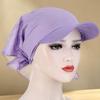 Pre-Tied Style Turban Hat Breathable Sun Protection Hat Fashion Sun Visor Hat  Outdoor Summer